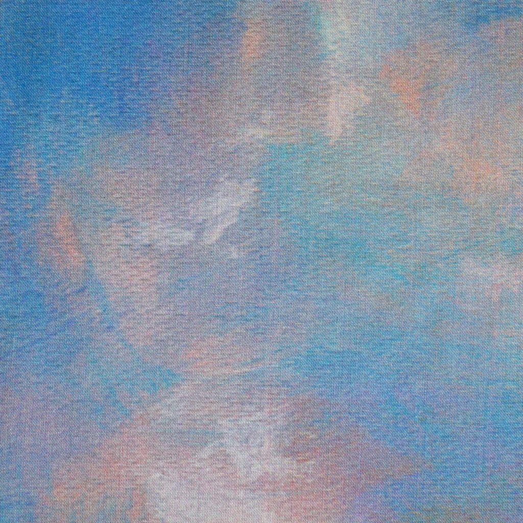 Viskose Druck Aquarell Pastell